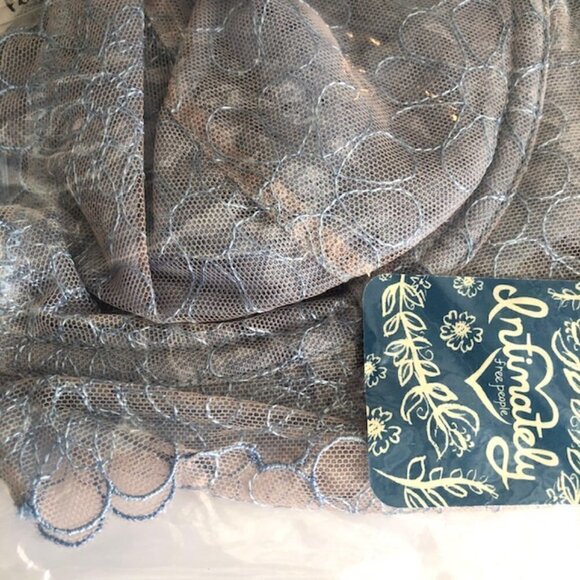 Free People Lucia Underwire Bra Blue Hydrandea - Picture 6 of 7